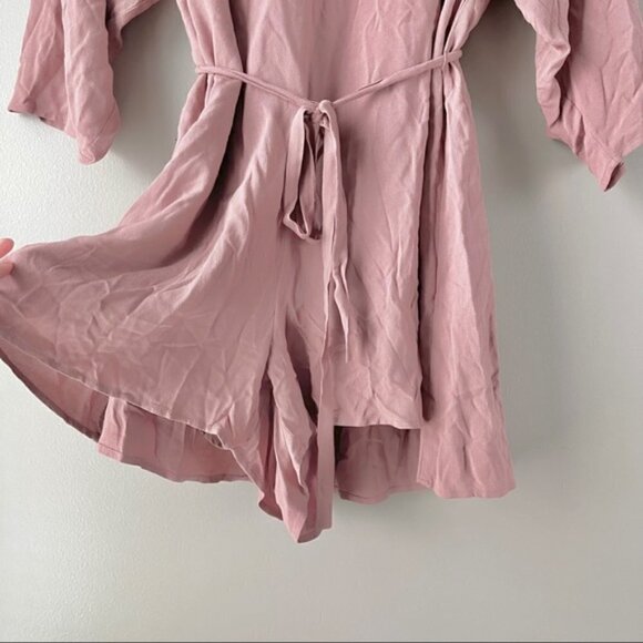 OAK + Fort | 1396 Romper Mauve Size Small - Picture 6 of 8
